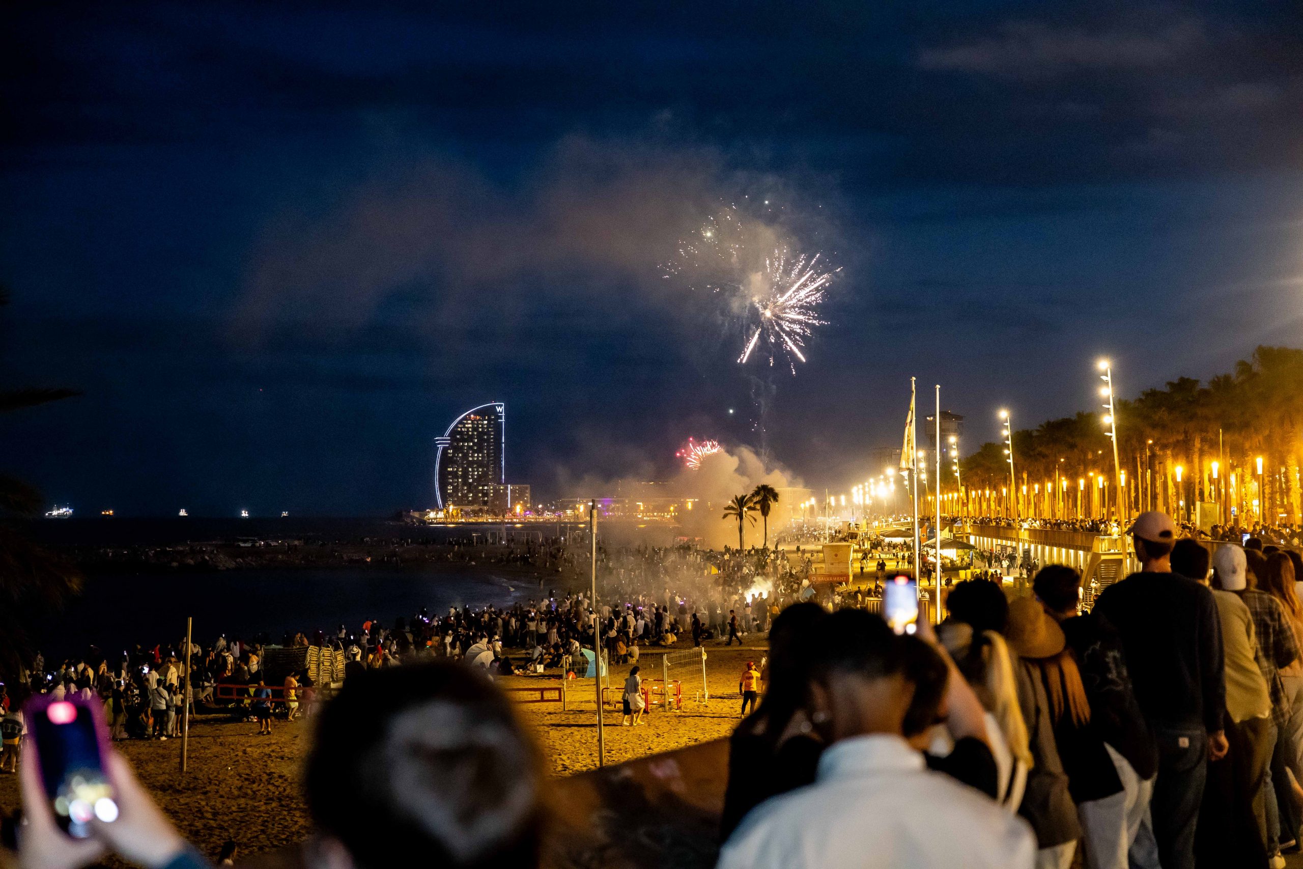 Noche de San Juan - Playa de Barcelona