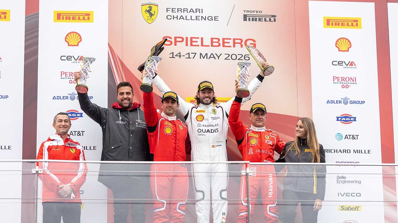 Ferrari Challenge 2026 - Spielberg - GOAT Racing Podium