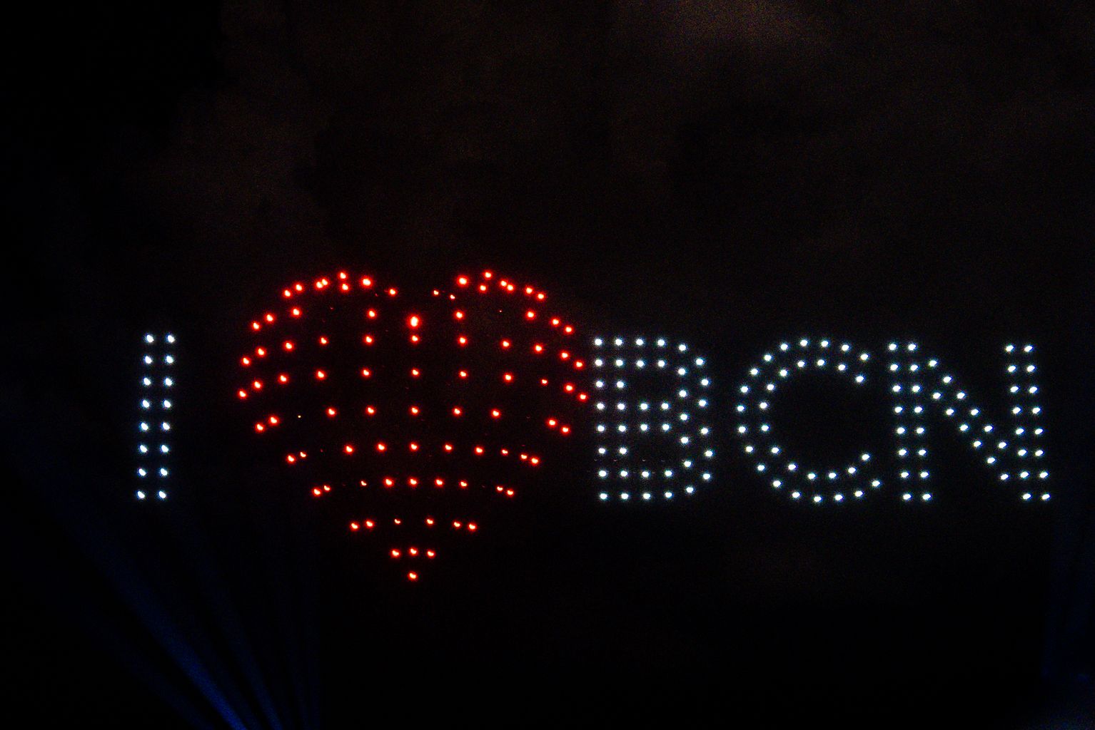 Espectáculo de drones - I Love Bcn - La Mercè 2024 - Autor Júlia Arnau